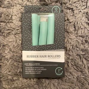 1 in RUBBER HAIR CURLERS
